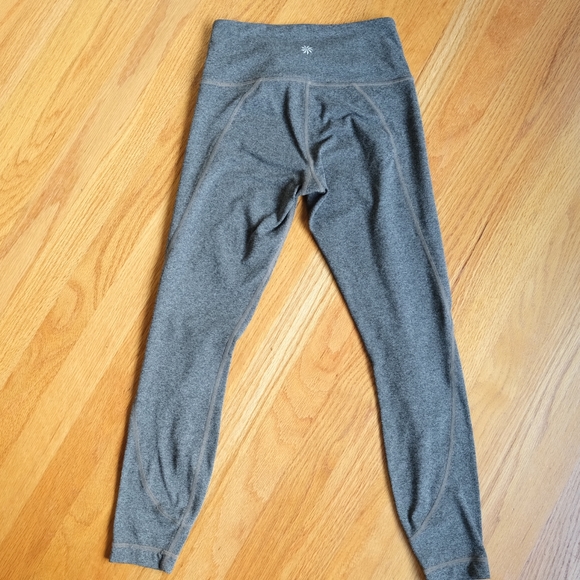 Athleta Heathered Gray Leggings, Size XS - Picture 3 of 6